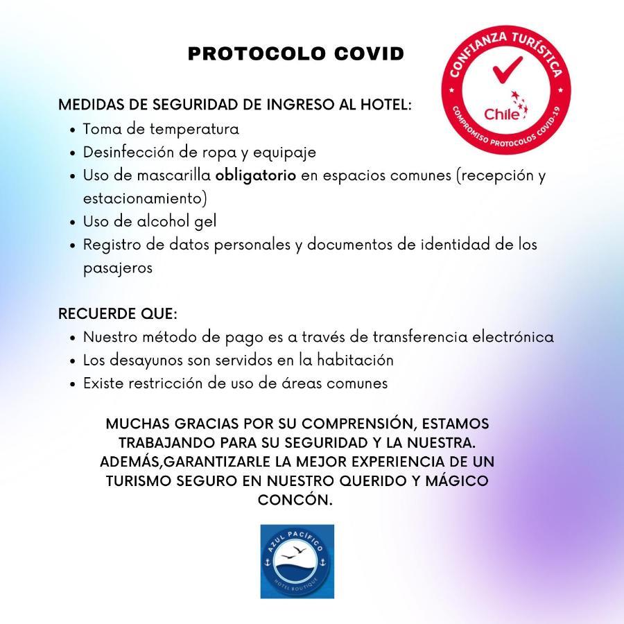 Azulpacifico Hotel Boutique Concón Eksteriør billede